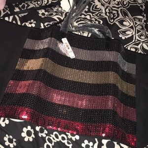Huge Sequin Victoria Secret Tote